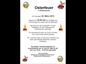 Osterfeuer 2013 -i